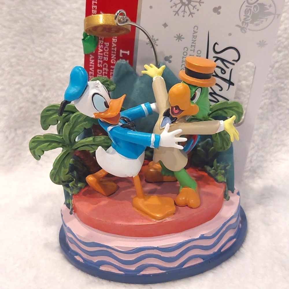 NWT Disney Sketchbook Ornament: The Three Amigos Celebrating 80 Years - Picture 1 of 5